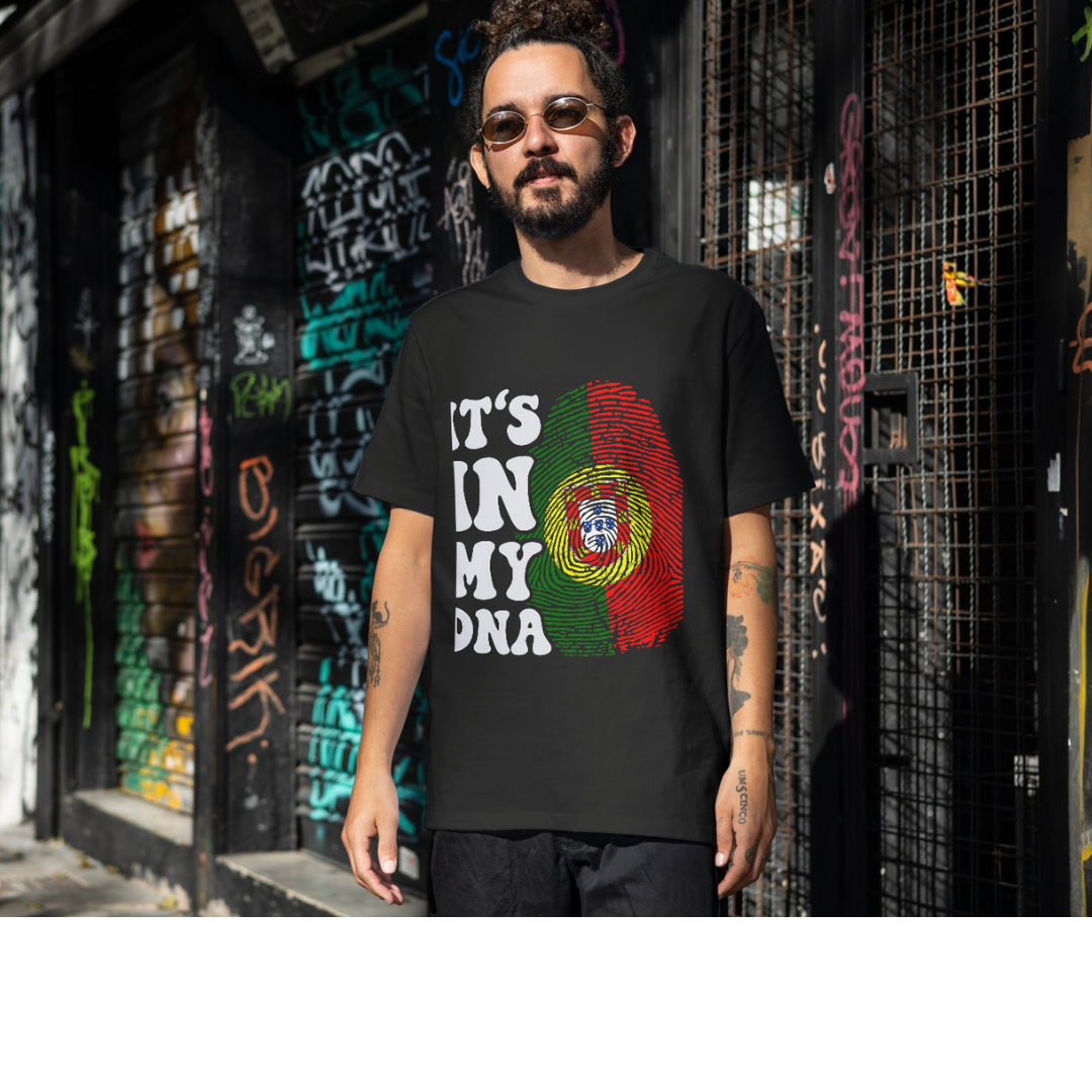 T-shirt “DNA”  Orgulho que corre nas veias 🇵🇹